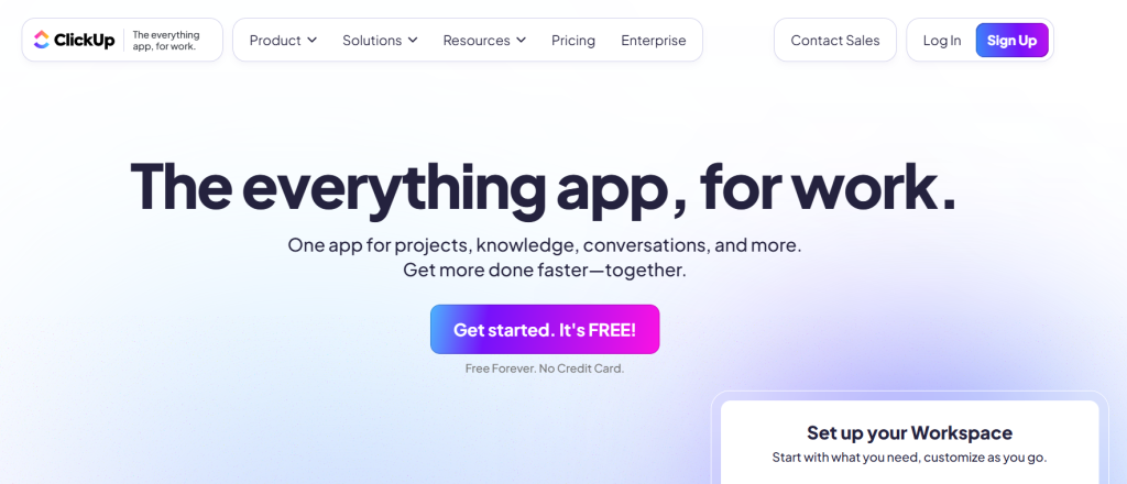 ClickUp – Customization at Scale