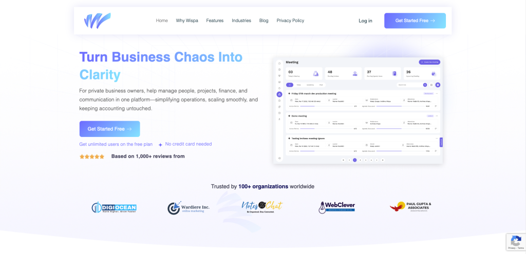 Wispa- A Business OS Beyond Project Management